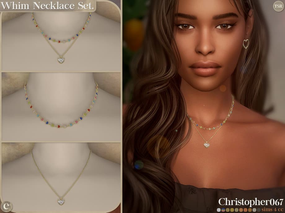 Галерея мода Набор колье Whim Necklace Set #1